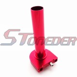 STONEDER CNC Twist Throttle Red Handle Controller For Scooter Moped Pit Pro Dirt Trail Monkey Bike Street Motorcycle Motocross