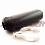 STONEDER Black 38mm CNC Alloy Exhaust Muffler For 125cc 140cc 150cc 160cc Chinese Pit Dirt Bike Motocross CRF50 XR50 KLX110 SSR TTR