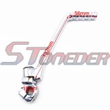 STONEDER Steel Chromed 13mm Kick Starter Lever For 50cc 70cc 90cc 110cc 125cc Engine Chinese Lifan YX Zongshen Chinese Pit Dirt Bike