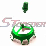 STONEDER Green Gas Fuel Tank Cap Cover For 50cc 70cc 90cc 110cc 125cc 140cc 150cc 160cc Chinese Pit Dirt Trail Bike Motorcycle