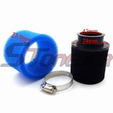 STONEDER 42mm Foam Air Filter For 125cc 140cc Chinese ATV Quad Pit Dirt Bike Go Kart Scooter Moped Motocross Motorcycle
