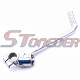 STONEDER Chromed Steel 16mm Kick Starter Lever For 140cc 150cc 160cc Engine Chinese Motorcycle Pit Dirt Bike Motocross