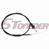 STONEDER 1200mm 47'' Black Gas Throttle Cable For Chinese Pit Dirt Motor Trail Bike Mini Motocross Motorcycle