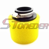 STONEDER 42mm Air Filter Clearner For 125cc 140cc Engine Chinese Pit Dirt Trail Bike Go Kart Scooter Motorcycle Motocross  ATV Quad 4 Wheeler