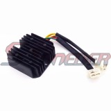STONEDER 6 Wire Voltage Regulator Rectifier For Honda Elite CH 125cc 150cc 250cc Engine Scooter Moped
