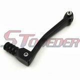 STONEDER Aluminum Black 11mm Folding Gear Shifter Lever For 50cc 70cc 90cc 110cc 125cc 140cc 150cc 160cc Engine Pit Dirt Bike Motorcycle Motocross CRF70 YCF Thumpstar