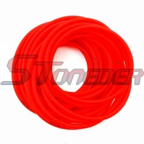 STONEDER Red Rubber 9.6 Meters 5mm Gas Fuel Hose Line Pipe Tube For Pit Dirt Motor Bike Motorcycle ATV Quad Go Kart Motocross Buugy