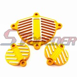 STONEDER Alloy Cam Cover Valve Cap Dress Up Kit For Chinese Yinxiang YX 150cc 1P60FMJ 160cc 1P60FMK Engine Pit Dirt Bike Motorcycle Gold