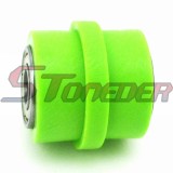 STONEDER Green 8mm Chain Roller Pulley Tensioner For Pit Dirt Motor Bike ATV Quad 4 Wheeler Go Kart Motorcycle