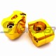 STONEDER Gold CNC Aluminum Handle Bar Clamp Adapter Risers Taper For Fat 1 1/8'' 28mm Handlebar Pit Dirt Bike ATV Quad Motocross Motorcycle