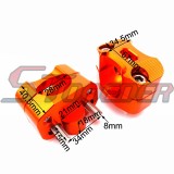 STONEDER Orange CNC Aluminum Handle Bar Clamp Adapter Risers Taper For Fat 1 1/8'' 28mm Handlebar Pit Dirt Bike ATV Quad Motocross Motorcycle