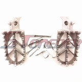 STONEDER Stainless Steel Footpegs Rest For 50cc 70cc 90cc 110cc 125cc 140cc 150cc 160cc Chinese Pit Dirt Trail Motor Bike Apollo Kayo SSR CRF50 CRF70