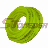 STONEDER Yellow 10 Meters 5mm Gas Fuel Hose Line Pipe For Pit Dirt Motor Bike Motorcycle ATV Quad Go Kart Motocross Buggy