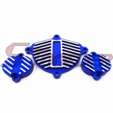 STONEDER Blue Alloy Cam Cover Valve Cap Dress Up Kit For Chinese YX 150cc 1P60FMJ 160cc 1P60FMK Engine Pit Dirt Bike Motorcycle