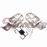 STONEDER Silver Aluminium Footpegs For PW50 PW80 TW200 XR50R CRF 50 CRF70 CRF80 CRF100F Pit Dirt Motor Bike Motorcycle