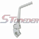 STONEDER Silver Aluminum 13mm Kick Starter Lever For 50cc 90cc 110cc 125cc Lifan YX Zongshen Engine Chinese Pit Dirt Bike Motorcycle