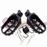 STONEDER Black Aluminium Footpegs Foot Rest For Pit Dirt Motor Bike Motorcycle PW50 PW80 TW200 XR50R CRF 50 CRF70 CRF80 CRF100F