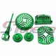 STONEDER Green CNC Aluminum Engine Dress Up Kit For Chinese 50cc 70cc 90cc 110cc 125cc Engine Pit Dirt Bike Motorcycle