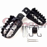 STONEDER Black Aluminium Footpegs Foot Rest For Pit Dirt Motor Bike Motorcycle PW50 PW80 TW200 XR50R CRF 50 CRF70 CRF80 CRF100F