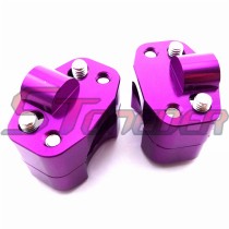 STONEDER Purple CNC Aluminum Handle Bar Clamp Adapter Risers Taper For Fat 1 1/8'' 28mm Handlebar Pit Dirt Bike ATV Quad Motocross Motorcycle