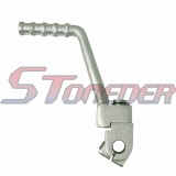 STONEDER Silver Aluminum 13mm Kick Starter Lever For 50cc 90cc 110cc 125cc Lifan YX Zongshen Engine Chinese Pit Dirt Bike Motorcycle