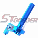 STONEDER Blue Twist Handle Throttle For CR80 CR85 CR125 CR250 CR500 YZ100 YZ125 YZ250 Pit Dirt Motor Bike Motocross Motorcycle