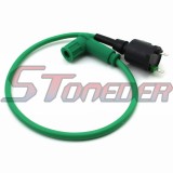 STONEDER Green Ignition Coil For 50cc 70cc 90cc 110cc 125cc 140cc 150cc 160cc 170cc 180cc Apollo CRF70 Kayo Taotao Pit Dirt Bike