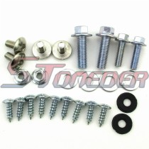 STONEDER Plastic Fairing Tank Mount Screw Panel Bolts For Chinese CRF50 Pit Dirt Bike 50cc 90cc 110cc 125cc 140cc 150cc 160cc