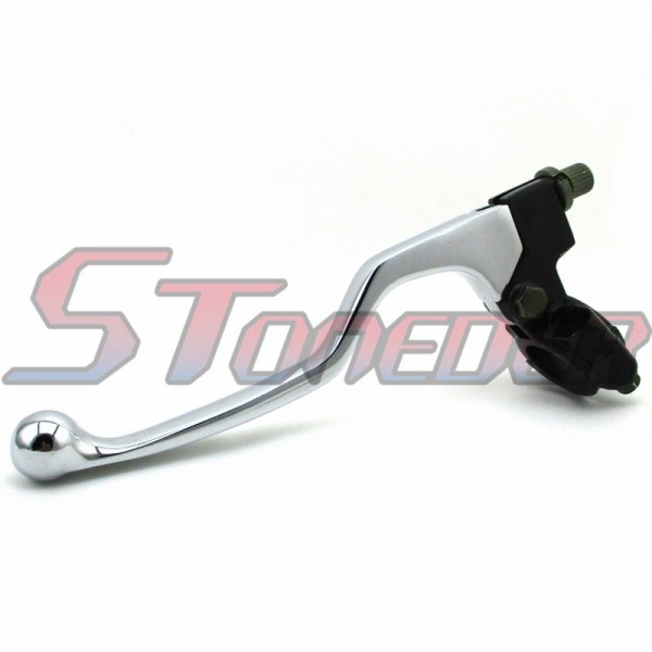 STONEDER Left Handle Clutch Lever Perch For 150cc 200cc 250cc Pit Dirt Motor Bike ATV Quad 4 Wheeler