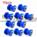 STONEDER 8mm Blue Rubber Chain Roller For Chinese Pit Dirt Bike Motorcycle SSR Thumpstar TTR CRF50 XR50 CRF70 SDG DHZ YCF Stomp