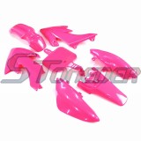 STONEDER Pink Plastic Fairing Body Cover Kits For Plsatic Fairing Body Kits For Honda XR50 CRF50 Chinese Pit Dirt Bike 50cc 70cc 90cc 110cc 125cc 150cc 160cc Kayo Taotao SDG