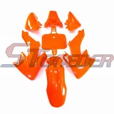 STONEDER Orange Fairing Plastic Fender Body Kit For Honda XR50 CRF50 Pit Dirt Bike Thumpstar GPX DHZ Stomp Coolster Pitsterpro