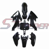 STONEDER Black Plastic Fairing Body Kits For Honda XR50 CRF50 Chinese Pit Dirt Bike 50cc 70cc 90cc 110cc 125cc 150cc 160cc DHZ YCF Piranha