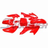 STONEDER Red Plastic Fairing Body Kits For Chinese Pit Dirt Bike Honda CRF50 SSR Thumpstar GPX Stomp YCF