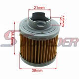 STONEDER Oil Filter For ATC125M 1986 1987 TRX125 FOURTRAX 1987 1988 CB50R DREAM 50R 2004 Pit Bike Mini GP Minicross Minimotard Kitaco YX (2009/2010) Takegawa Daytona  Replace Honda 15412-HB6-003