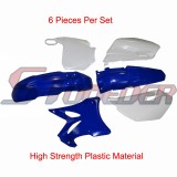 STONEDER Blue Plastic Fender Fairing Body Kits For Yamaha YZ85 Pit Dirt Motor Bike Motorcycle 2002 2003 2004 2005 2006 2007 2008 2009 2010 2011 2012 2013 2014
