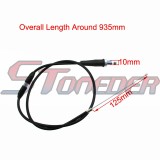 STONEDER 37'' Adjustable Throttle Cable For Chinese Pit Dirt Bike Stomp Demon X WPB Orion M2R Lucky MX Thumpstar Explorer 50cc 70cc 90cc 110cc 125cc 140cc 150cc 160cc 170cc 180cc 190cc