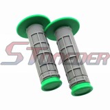 STONEDER Gray Green Throttle Handle Grips For Yamaha YZ250 YZ125 YZ250F YZ450F TTR WR Honda CRF250R CRF250X CRF450R Pit Dirt Bike