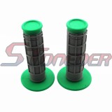 STONEDER Gray Green Throttle Handle Grips For Yamaha YZ250 YZ125 YZ250F YZ450F TTR WR Honda CRF250R CRF250X CRF450R Pit Dirt Bike