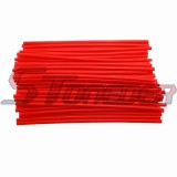 STONEDER Red Spoke Skins Covers Wheel Rim Guard Wraps For Chinese Pit Dirt Bike CRF50 SSR YCF IMR Braaap Taotao Coolster