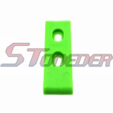 STONEDER Green Nylon Chain Slider Swing Arm Guard Protector Guide For Thumpstar Piranha GIO Apollo Chinese 50cc 70cc 90cc 110cc 125cc 140cc 150cc 160cc Pit Dirt Bike