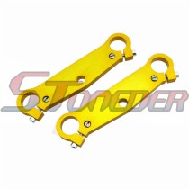 STONEDER Gold Front Fork Triple Tree Clamps Plate For Cags GP-RSR MTA2 A2 Chinese 2 Stroke 47cc 49cc Mini Moto Pocket Bike