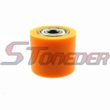 STONEDER Yellow 8mm Chain Roller Pulley Tensioner For Dirt Bike ATV Quad 4 Wheeler Motorcycle