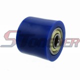 STONEDER 8mm Blue Chain Roller Pulley Tensioner For Chinese Pit Dirt Bike Motorcycle SSR TTR CRF50 XR50 YCF
