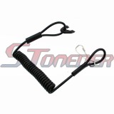 STONEDER Safety Tether Lanyard Cord For Kill Switch Honda Yamaha Kawasaki Suzuki E-TON ATV Quad 4 Wheeler POLARIS ARCTIC CAT TIGER SHARK VIRAGE OCTANE
