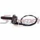 STONEDER 1/4 Turn CNC Alloy Black Twist Throttle Cable Handle Assembly For TTR XR CRF Pit Dirt Bike Motorcycle MX Motocross