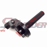 STONEDER 1/4 Turn CNC Alloy Black Twist Throttle Cable Handle Assembly For TTR XR CRF Pit Dirt Bike Motorcycle MX Motocross
