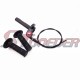 STONEDER Black Twist Throttle + Handle Grips + Throttle Cable For CRF KLX TTR 110cc 125cc 150cc 200cc 250cc Pit Dirt Bike Motorcycle Motocross