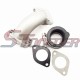 STONEDER Carburetor Intake Mainfold Adapter Boot Pipe + Flange + Gasket For 150cc 160cc 200cc 250cc Engine Pit Dirt Motor Bike CRF KLX TTR
