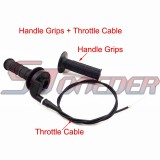 STONEDER Black Twist Throttle Handle Grips Cable Assembly For CRF XR 50 70 TTR KLX110 SSR Thumpstar YCF Pit Pro Dirt Bike Motocross